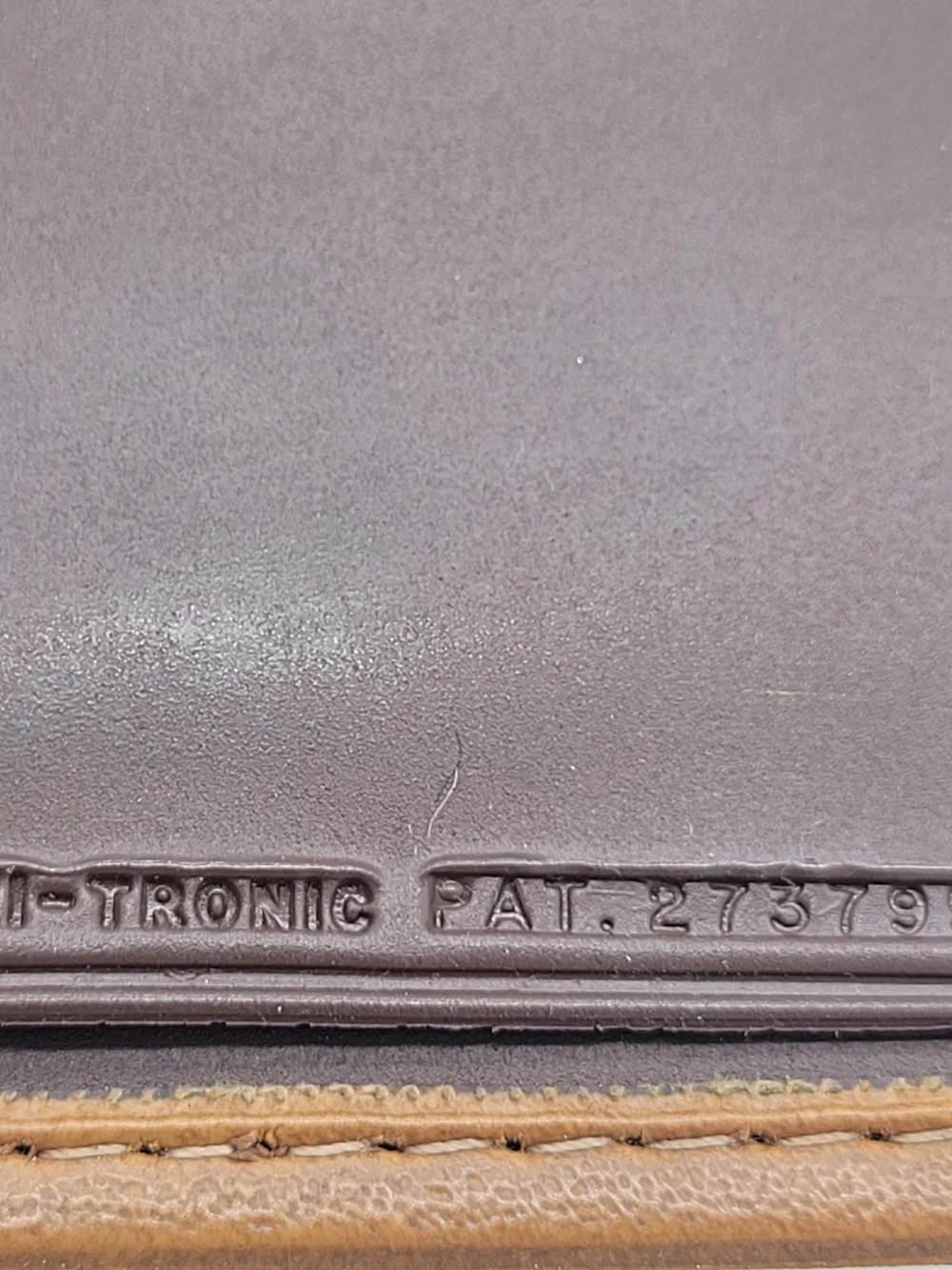1980s bifold SecretaryStyle Vinyl Wallet Fold Out ID Sleeves AAA Promo Vitronic